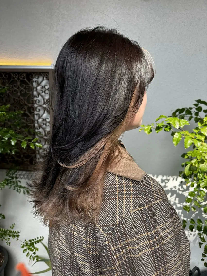 ロング ヘアカラー トリートメント レイヤー🍓Sap 美桜🌸mioのヘアスタイル