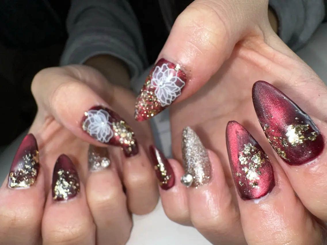 セミロング ハンドネイル YOKOSUKA NAILS💅✨のネイルデザイン