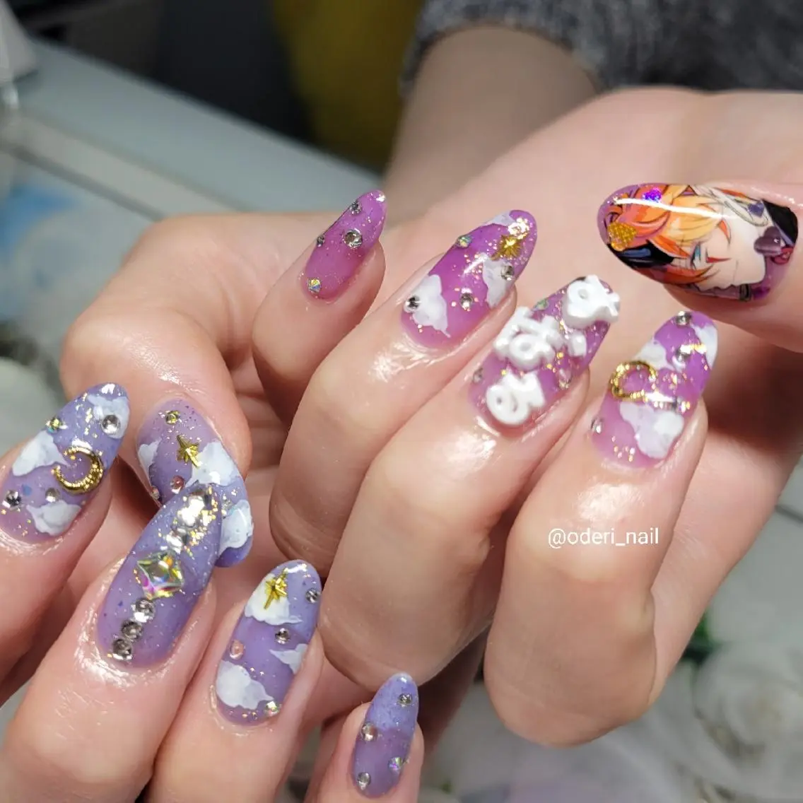 ネイル アートネイル ジェルネイル おで@ oderi_nailのネイルデザイン