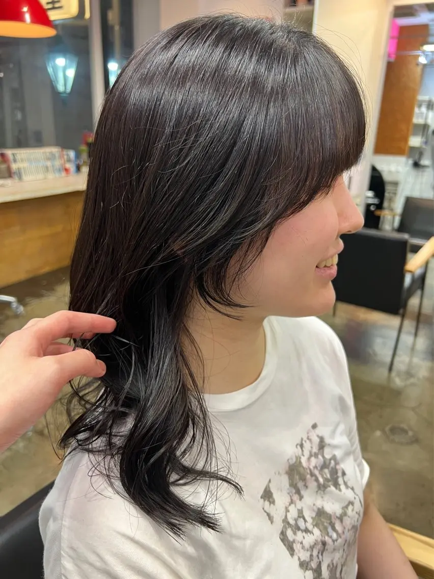 ミディアム 🌸MaNO aya🌸のヘアスタイル