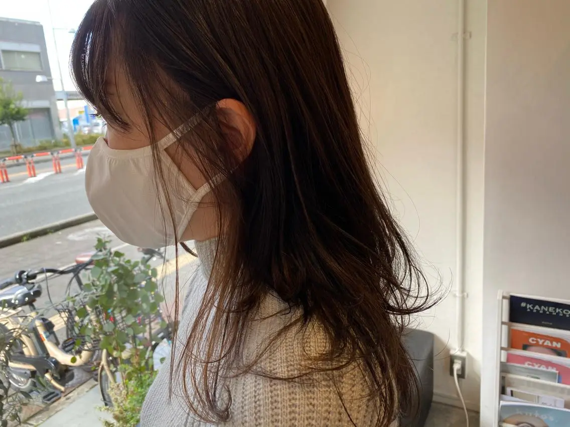 カラー インナーカラー 山本 銘子のヘアスタイル