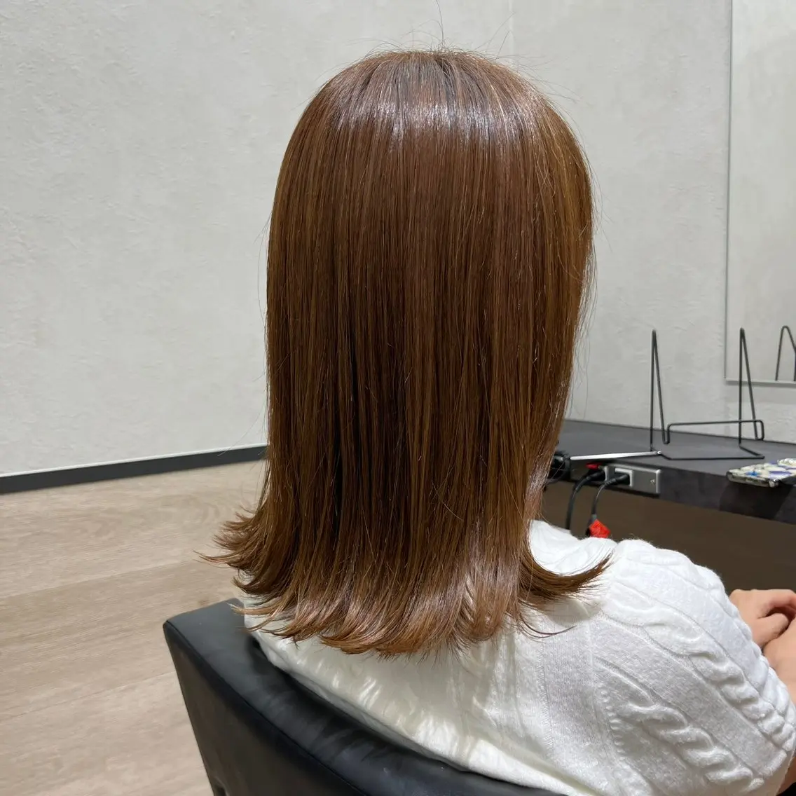 ミディアム カット ヘアカラー トリートメント 有田裕真 【ブリーチカラー】のヘアスタイル