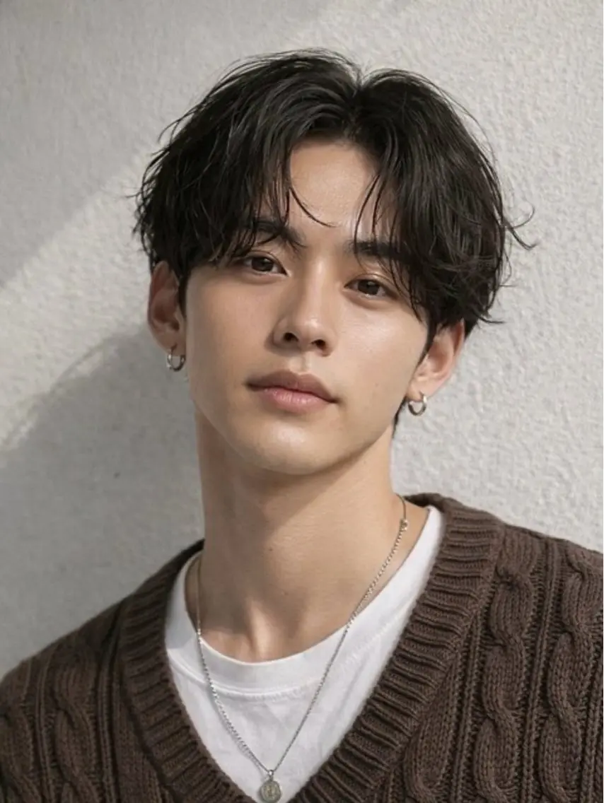 メンズ カット パーマ 新宿メンズ/パーマ /縮毛矯正/佐竹汰月のヘアスタイル