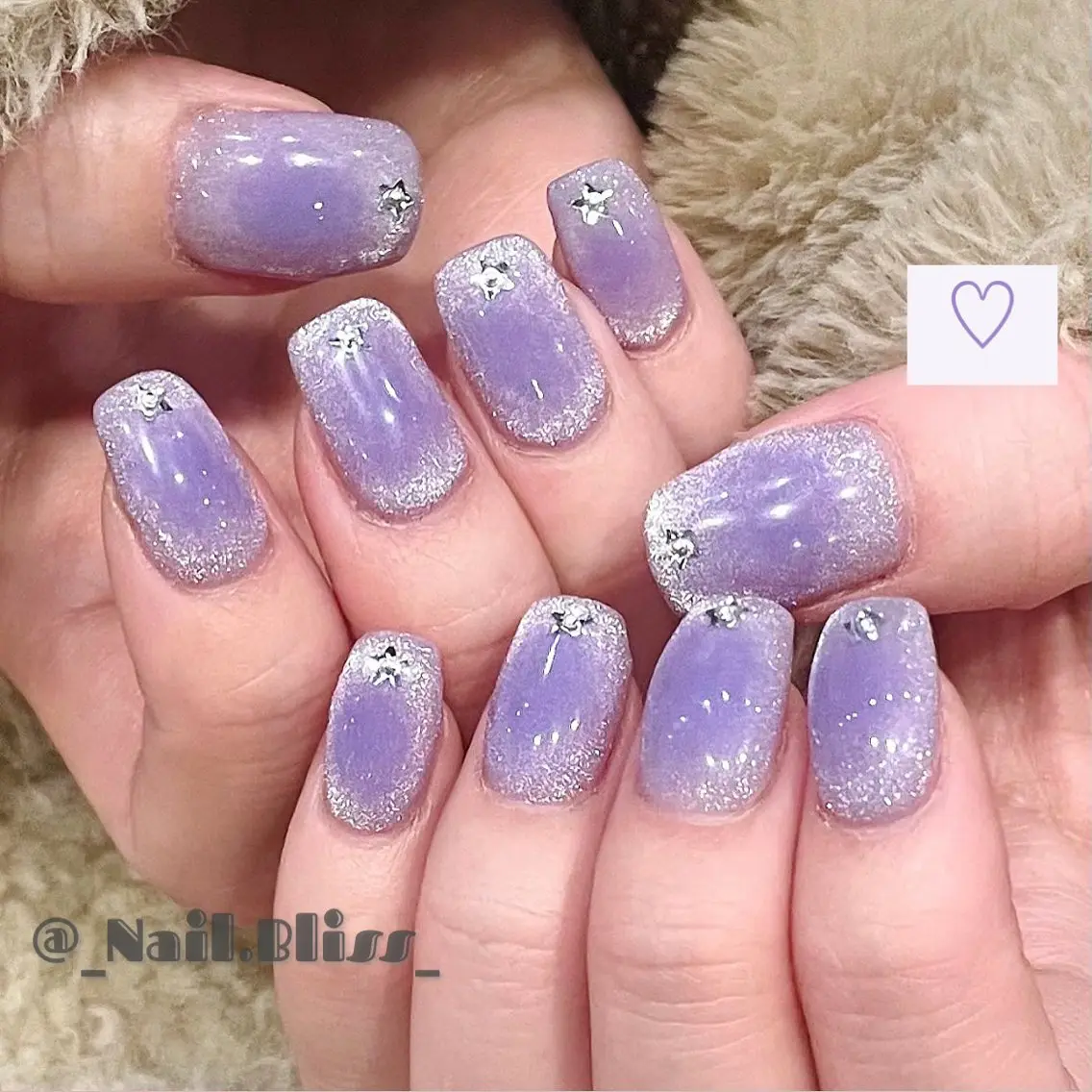 ネイル チークネイル 韓国ネイル マグネットネイル ハンドネイル NAIL BLISSのネイルデザイン