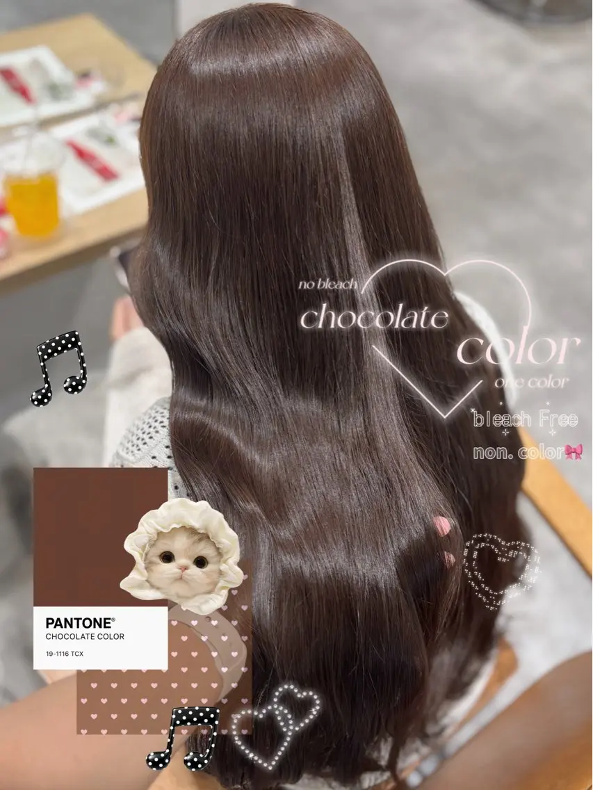 ロング カラー 髪質改善 ヘアカラー non. ダブルカラー🎀🤍のヘアスタイル