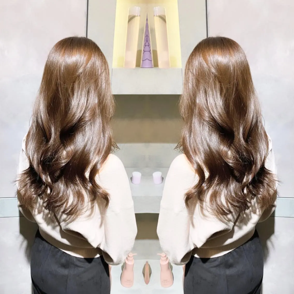 ロング カラー カット ヘアカラー 💘大人可愛く💘 Natsuki❥❥❥のヘアスタイル