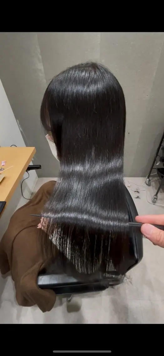 ミディアム カラー アクアカラー ケアカラー 髪質改善 トリートメント カット ヘアカラー トリートメント 髪質改善ヘアケア 艶髪特化/上田のヘアスタイル