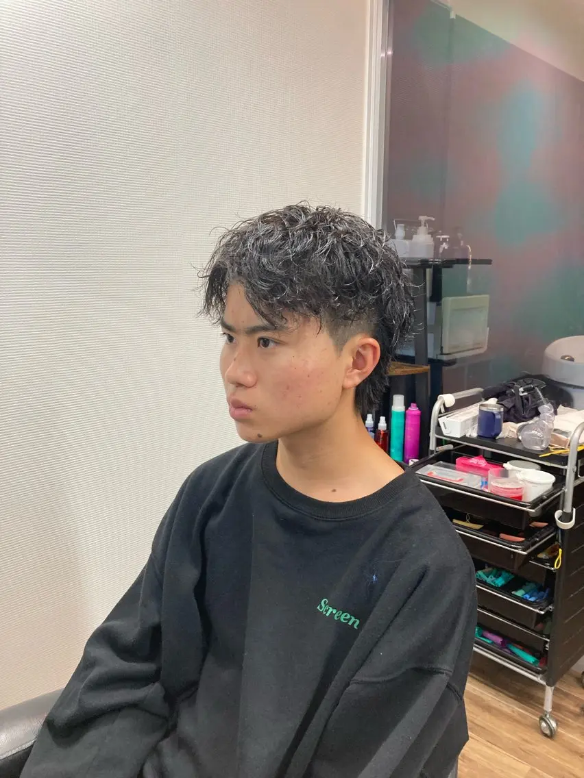 ショート パーマ メンズ メンズ特化💈/ 長谷川翼のヘアスタイル