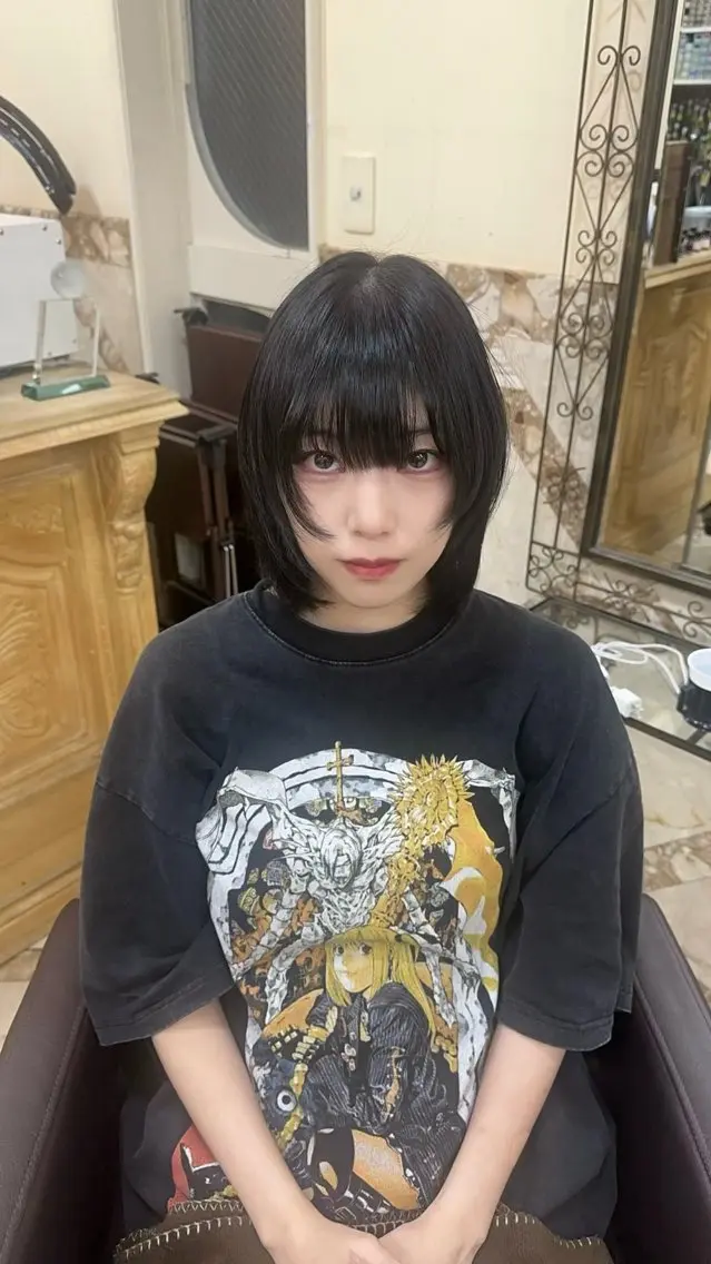 ショート ボブレイヤー ボブ レイヤーカット ヘアカラー さ りのヘアスタイル