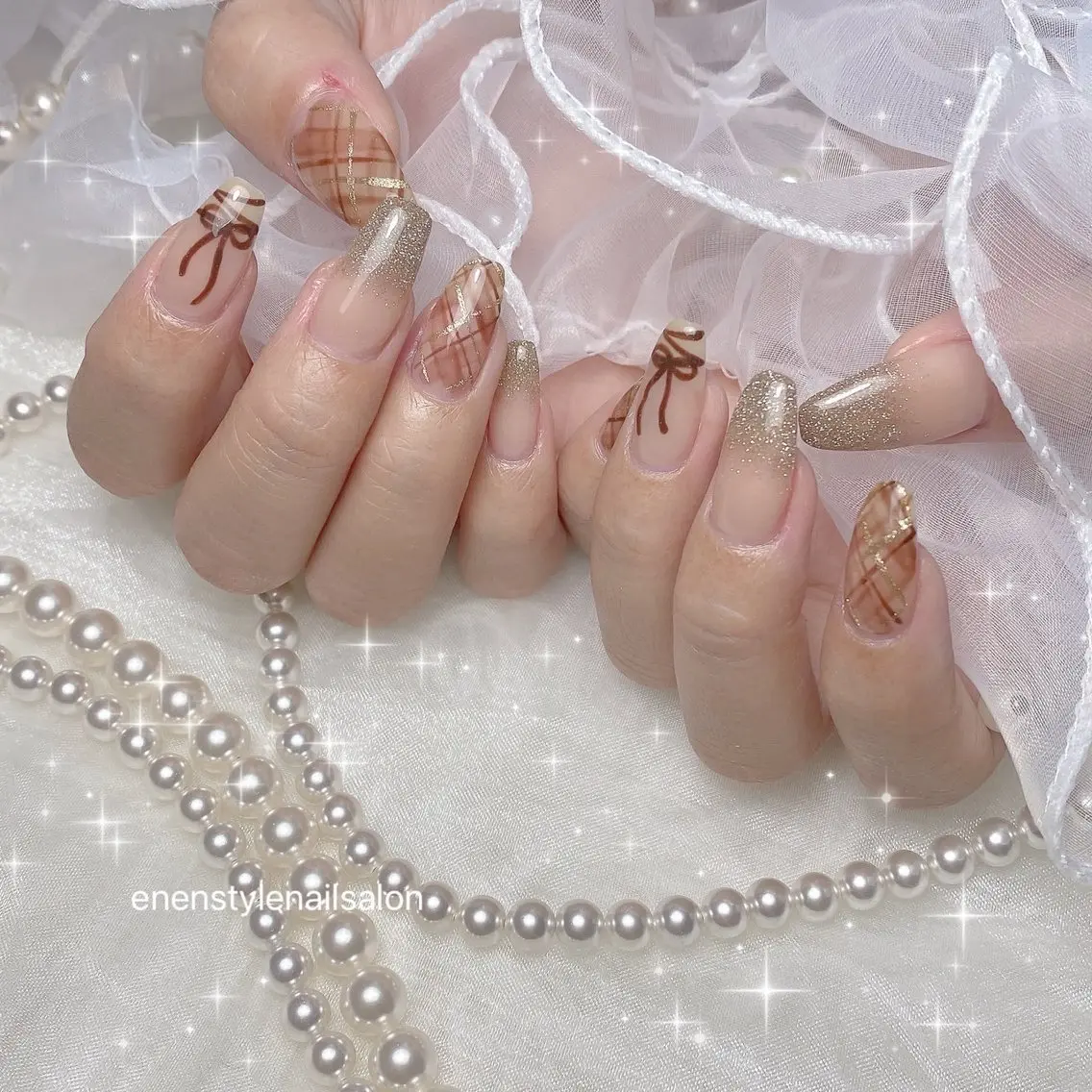 ネイル ハンドネイル 🐾enen style 🐾のネイルデザイン
