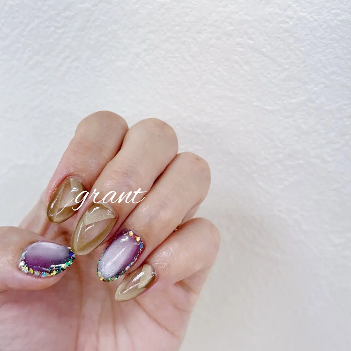 ネイル マグネットネイル ハンドネイル nailsalon grantのネイルデザイン