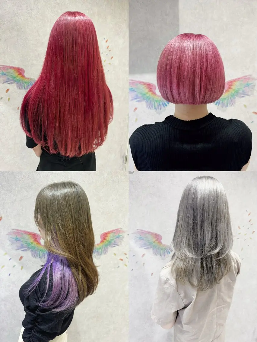 ミディアム カラー 韓国ヘアー🦄ྀི オタク美容師🌈山本のヘアスタイル