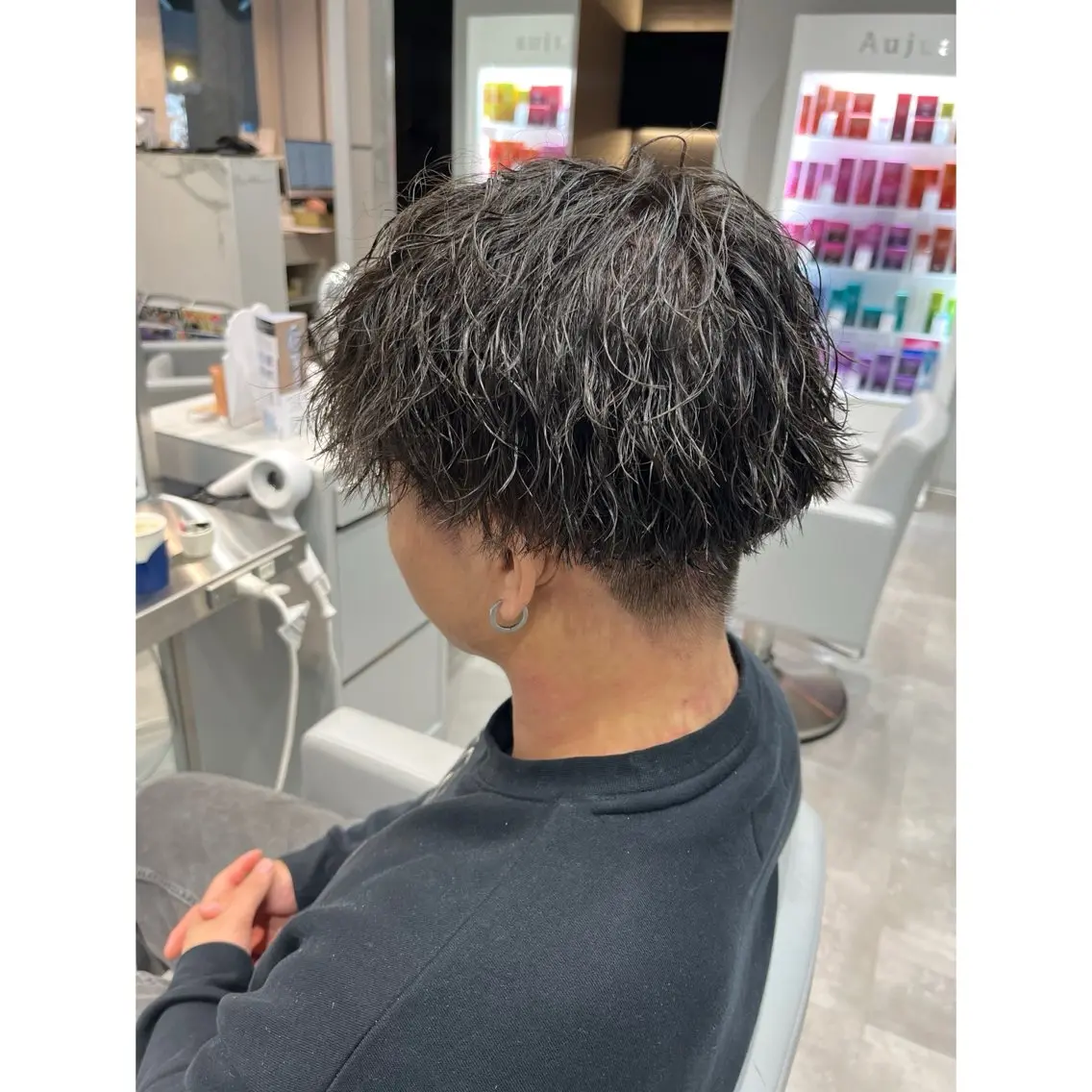 パーマ メンズ マッシュ メンズパーマ スパイラルパーマ 🦄💓ショートボブ 🦄💓杉浦りなのヘアスタイル