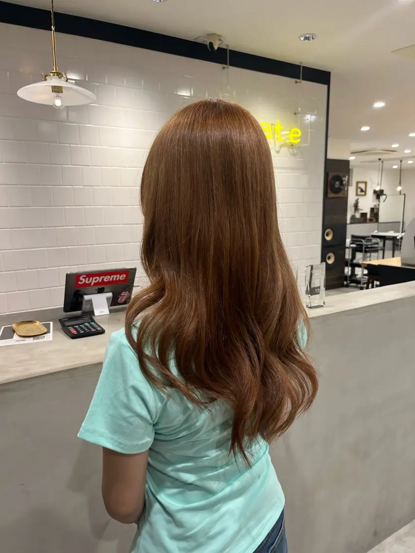 ロング ヘアカラー トリートメント ciate MOEのヘアスタイル