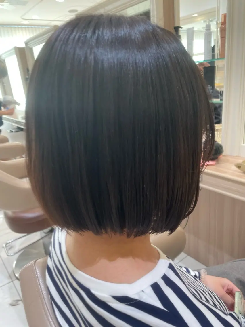 ショート ヘアアレンジ カット トリートメント 韓国ヘアメイク🎀/ 縮毛矯正✨山本媛香のヘアスタイル