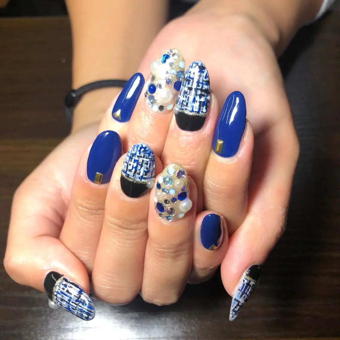 ネイル ツイードネイル luana nailのネイルデザイン