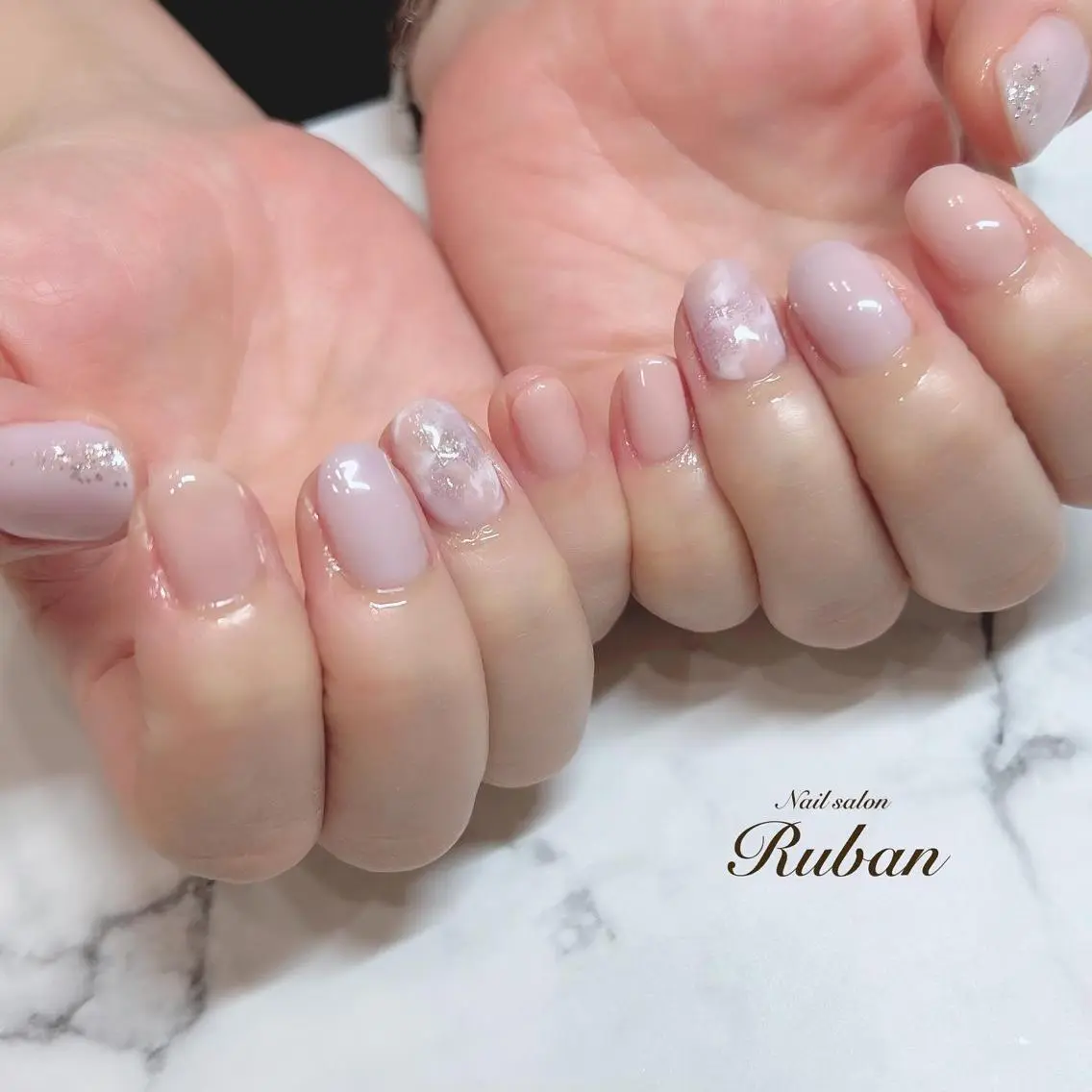 ネイル オフィスネイル シンプルネイル Nail salon Rubanのネイルデザイン