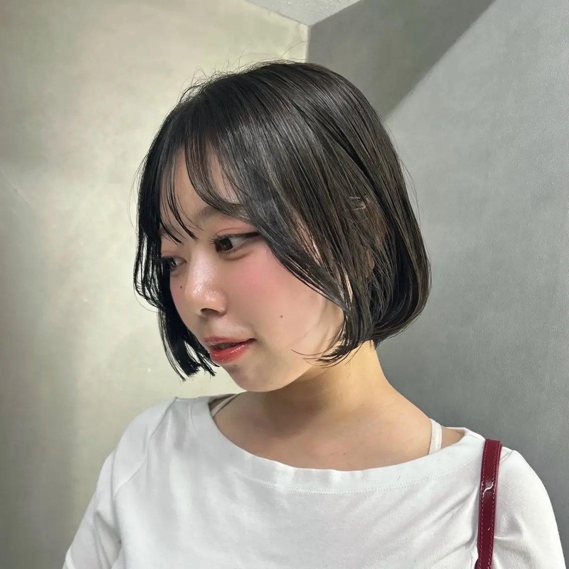 ショート カット ヘアカラー トリートメント 阿倍野/髪質改善 /縮毛矯正/坪田幸広のヘアスタイル