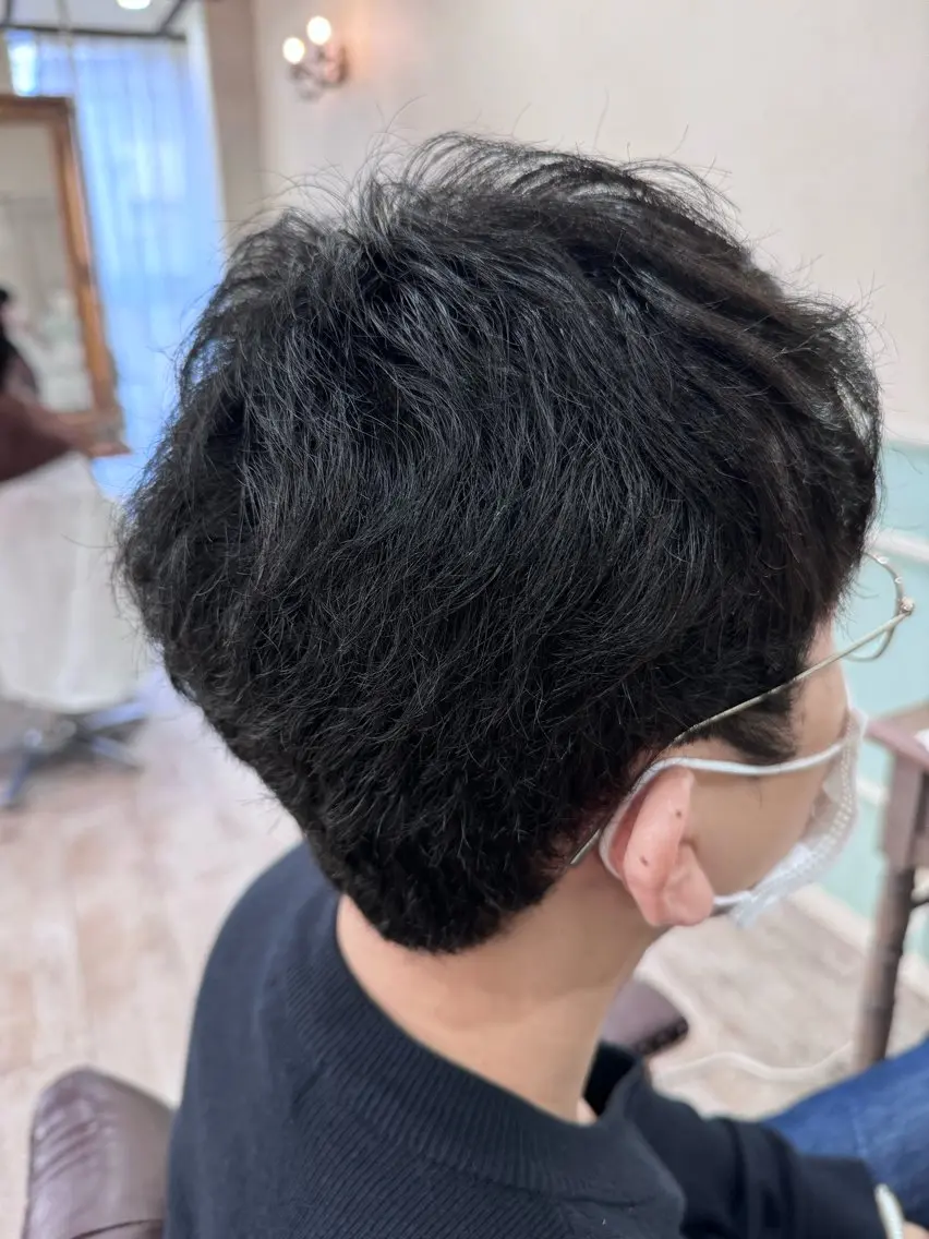 ショート メンズ ビジネス ショートヘア カット ヘッドスパ 新越谷noble店長 松本拓也▶◀*.のヘアスタイル