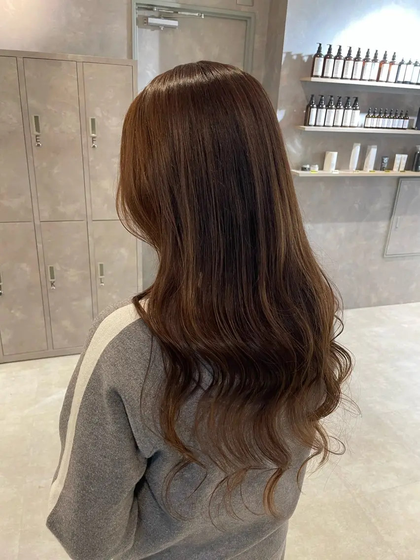 ロング カラー ブラウンカラー tocca千葉 ANNEX/せりなのヘアスタイル
