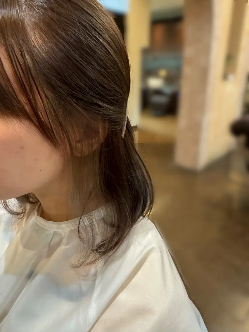 インナーカラー モデルの写真