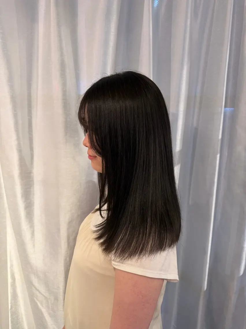 セミロング カラー ヘアカラー Sion🍀 ワンカラーモデル募集のヘアスタイル