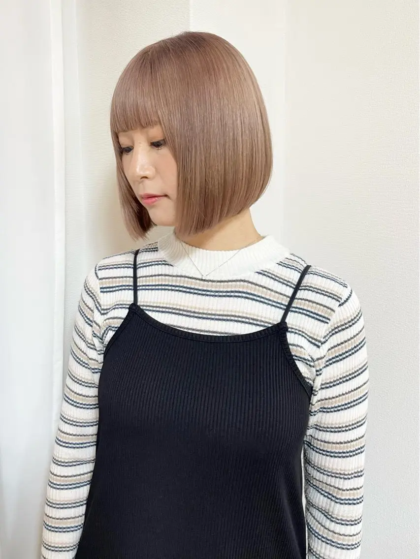 ショート ヘアカラー トリートメント 園田 渉 ◤SHIKIO◢のヘアスタイル