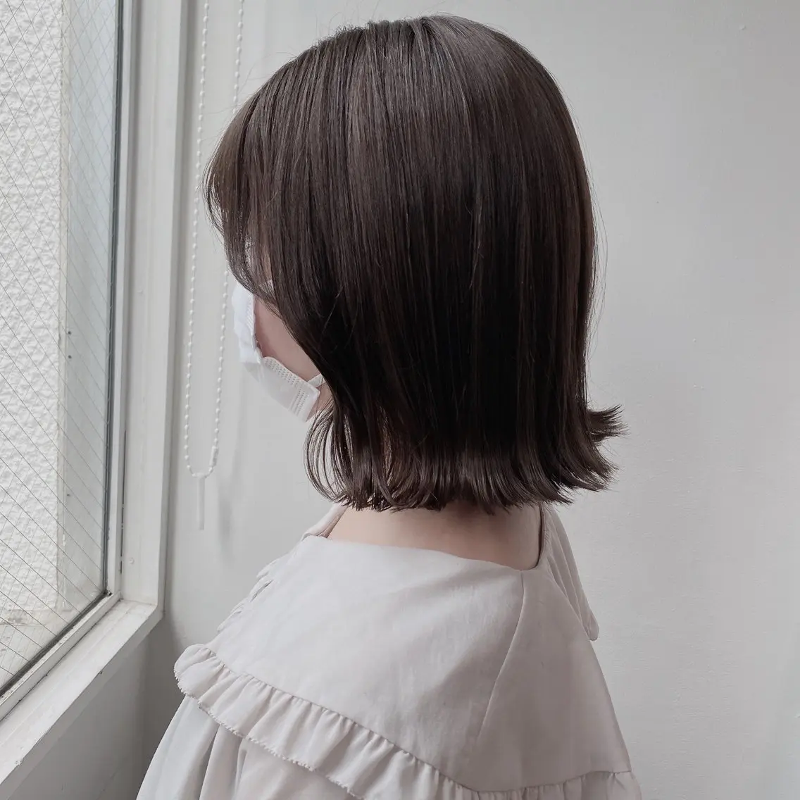 ミディアム カラー ヘアカラー トリートメント 𓏸レイヤー髪質改善 透けカラーカノン🫧のヘアスタイル