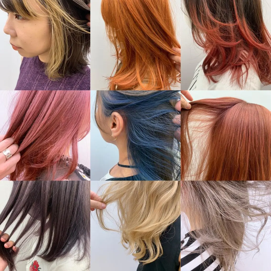 ミディアム カラー 竹下 了史のヘアスタイル