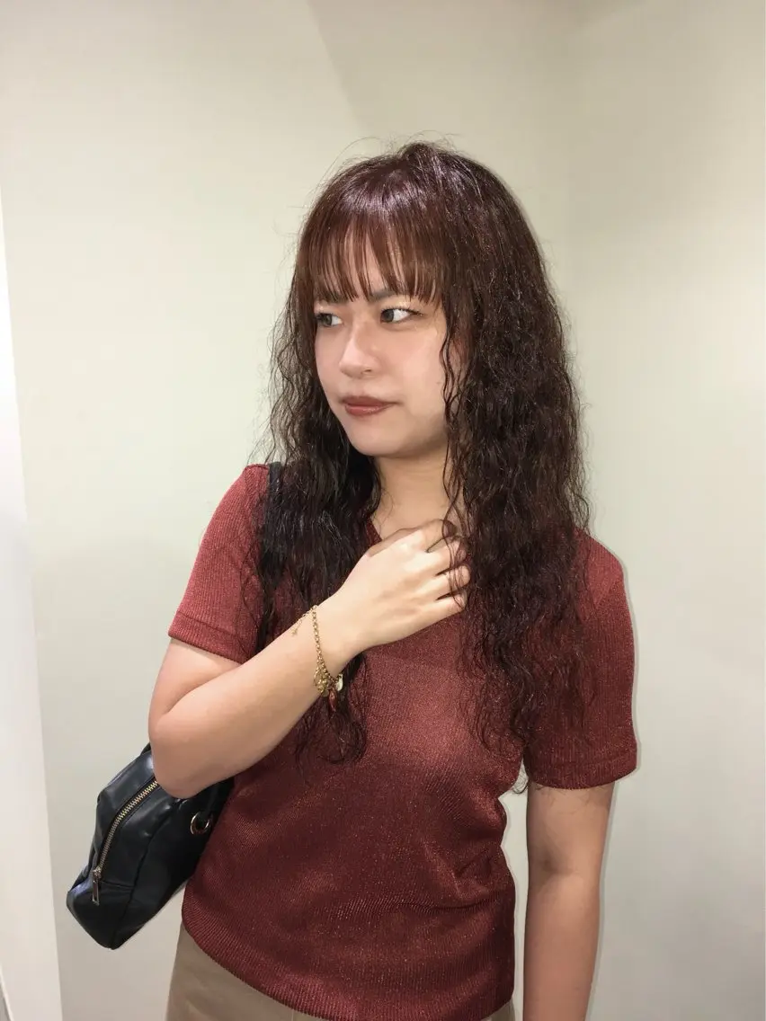 ロング パーマ カット パーマ natsuki /HUIのヘアスタイル