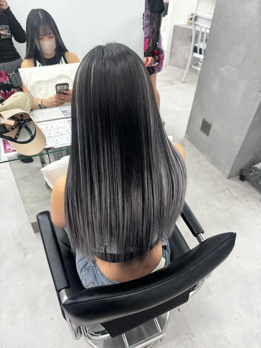 ミディアム エクステ 横浜　エクステ🎀 カラー／ルナのヘアスタイル