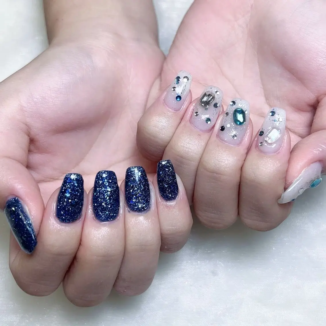 メンズ ネイル 持ち込み ハンドネイル Nail salon 木にいるのネイルデザイン