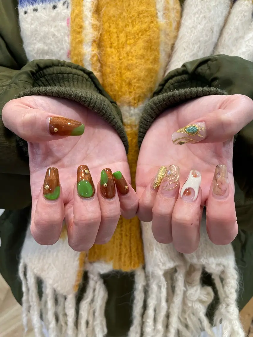 ネイル 持ち込み Nes.nail AYAのネイルデザイン