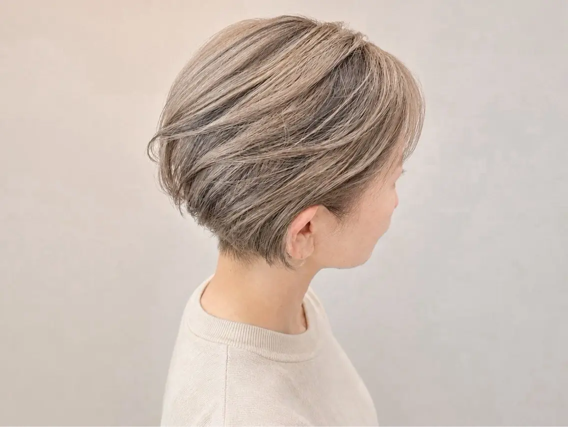ショート カラー ヘアカラー トリートメント ヘッドスパ 三宅 叶恋のヘアスタイル