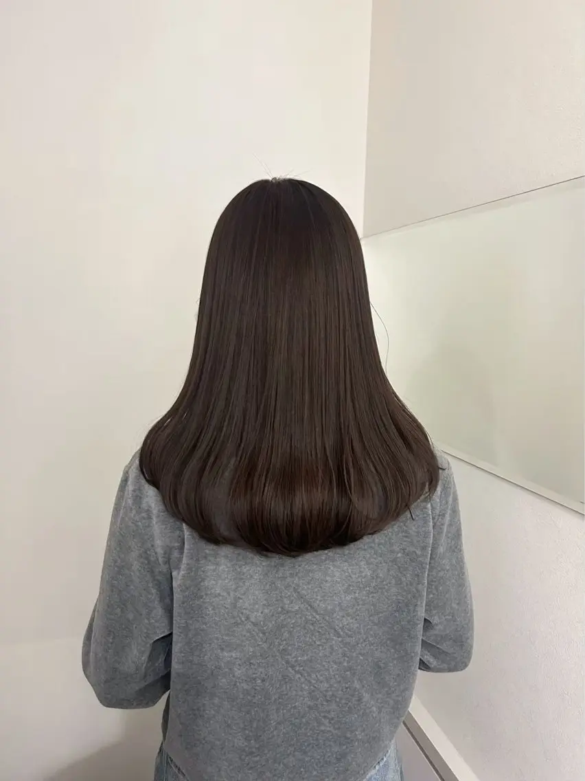 透明感カラー🫧＋カット＋オージュアシステムトリートメントの写真