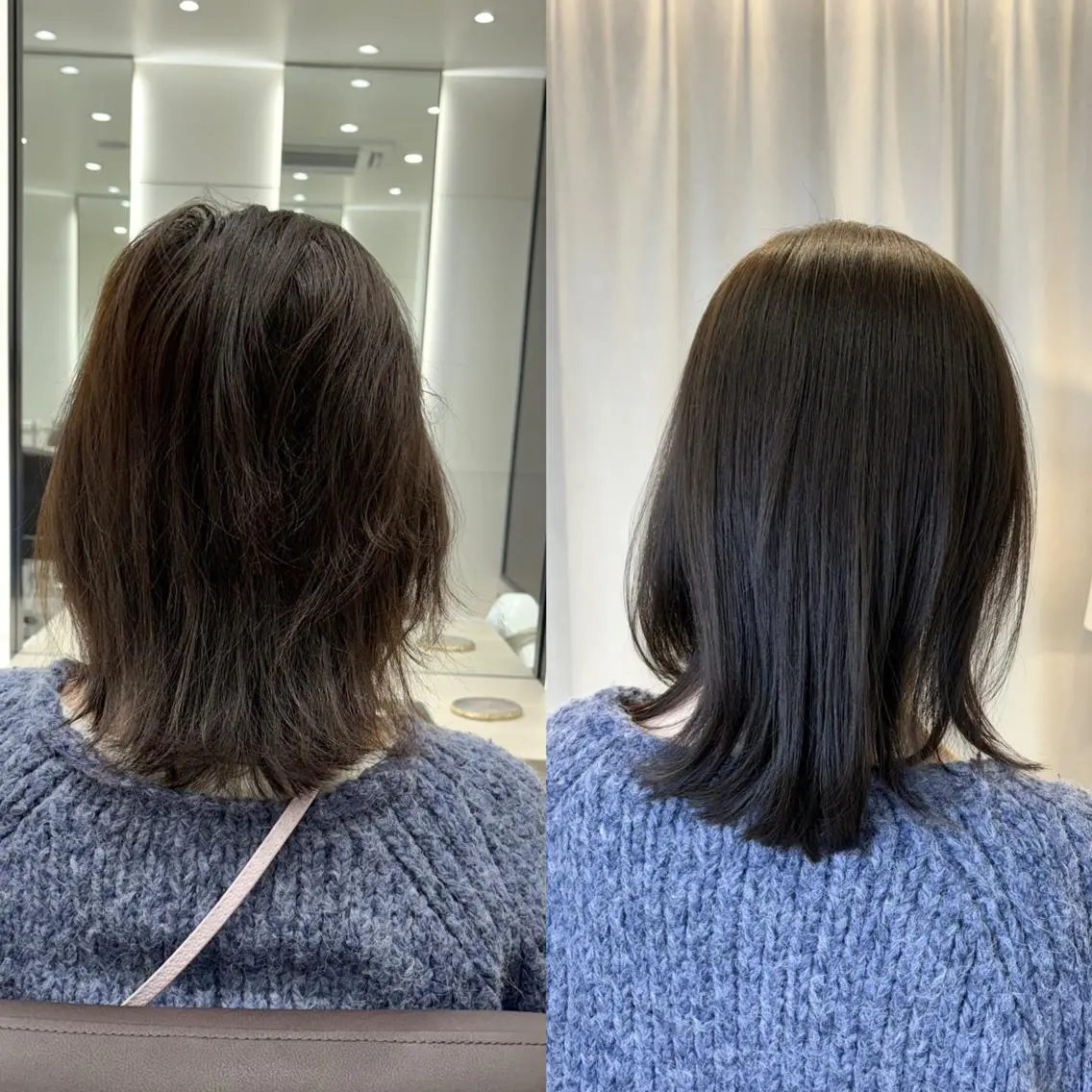 ミディアム EIGHT plum TOKIOリミテッドのヘアスタイル