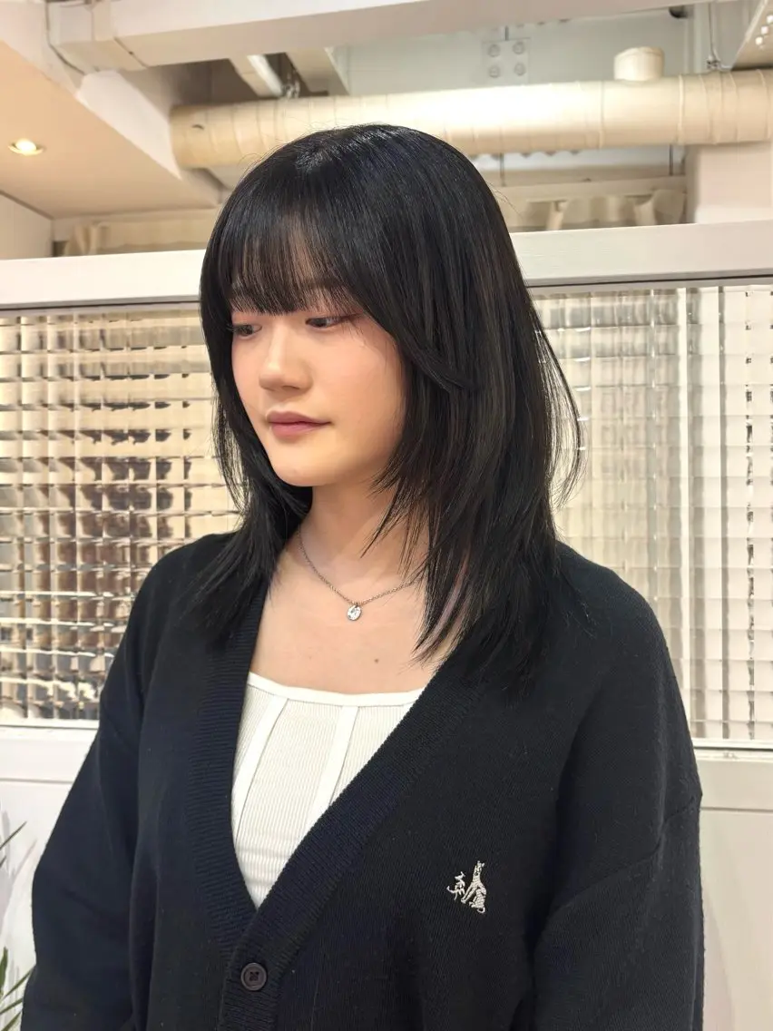 🎀人気No.1🎀 【🫧今大人気menu🫧】韓国風レイヤーカット🇰🇷(韓国風スタイリング付き❤︎)の写真