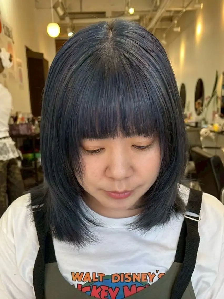 ミディアム LUCK rizunaのヘアスタイル