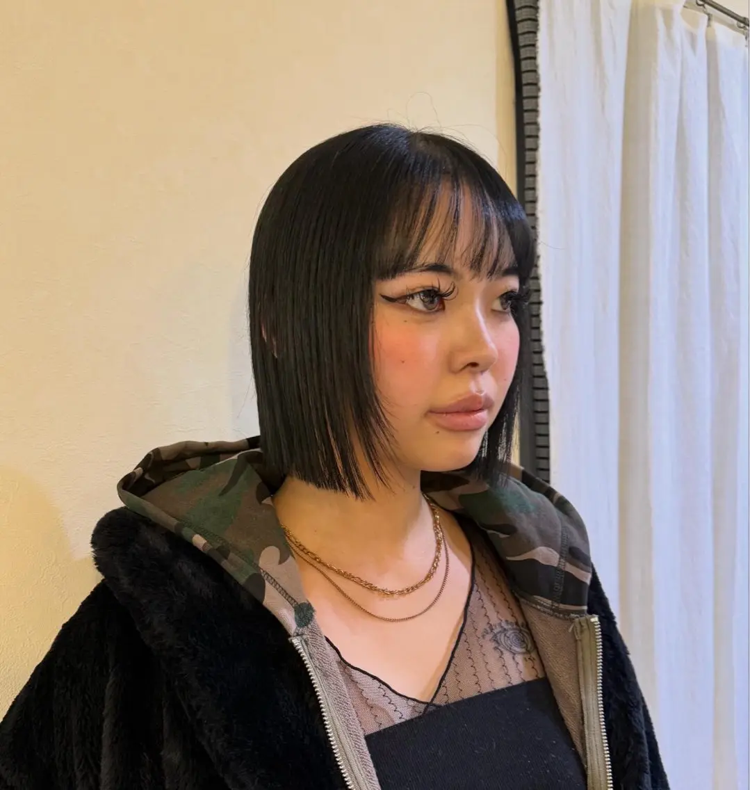 ボブカット➕ワンカラー➕1stepトリートメントの写真