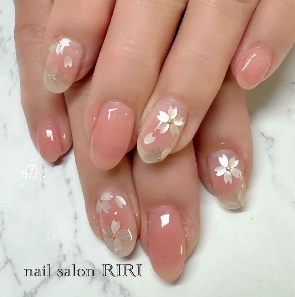 ネイル 桜ネイル RIRI リリのネイルデザイン