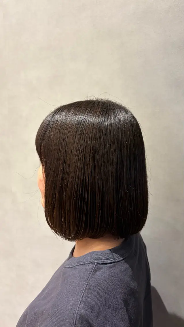 ショート ワンレンボブ ボブ 藤浪 凪沙のヘアスタイル