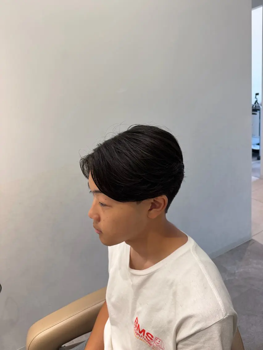 ショート パーマ メンズ フェザーパーマ メンズパーマ ニュアンスパーマ カット 下北沢／メンズ/ メンズパーマ/優樹のヘアスタイル