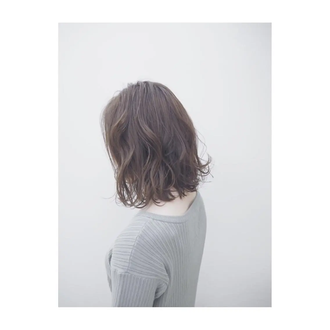 ミディアム カラー 永岡 鉄平のヘアスタイル
