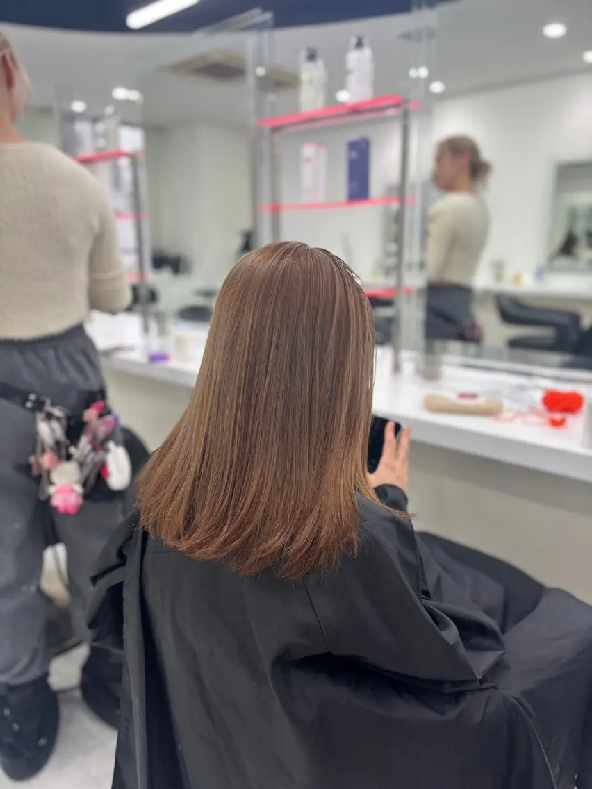 カラー カット ヘアカラー 縮毛矯正 トリートメント 🎀ツヤ髪✖︎ 暖色🎀RYUKAのヘアスタイル