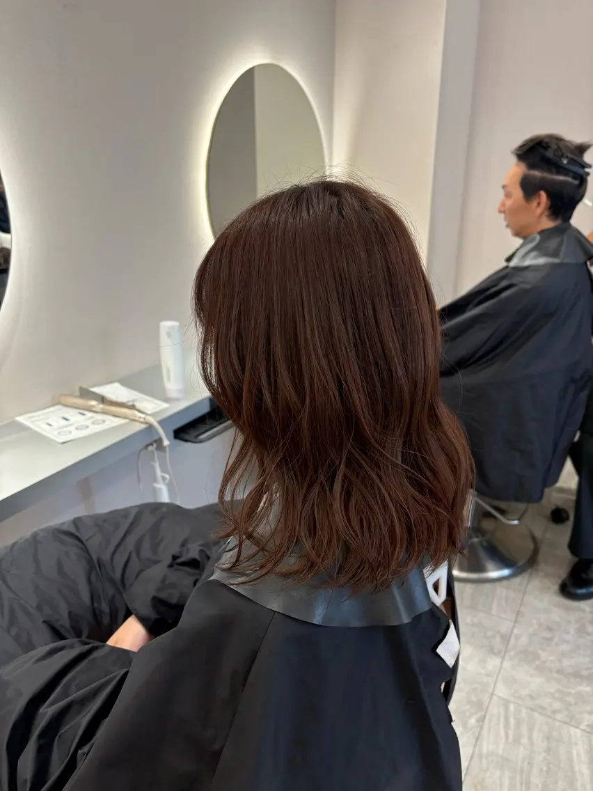 ミディアム 🩵ワンカラー MIYU🩵のヘアスタイル