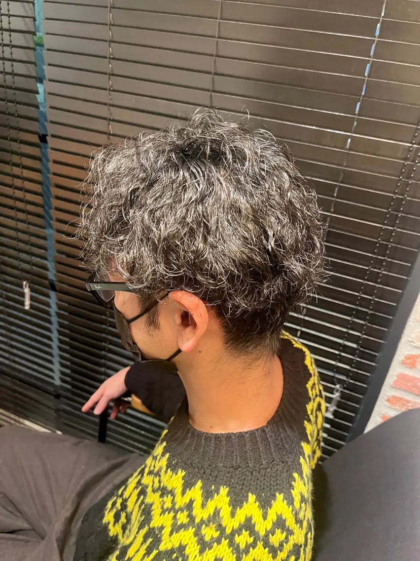 パーマ メンズ パーマ 田中 美月のヘアスタイル