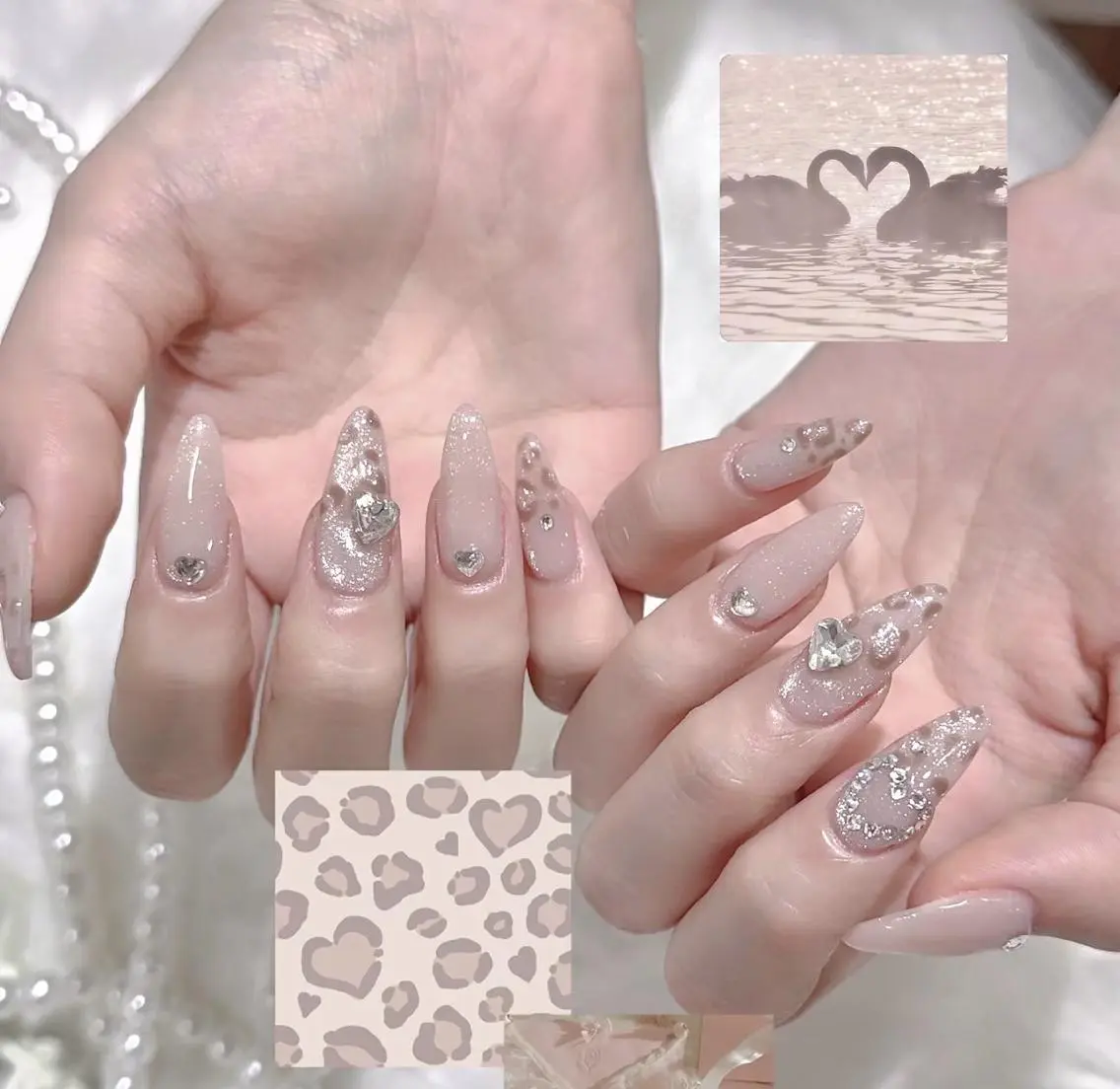 ネイル オーロラネイル チークネイル フットネイル ジェルネイル 韓国ネイル ハンドネイル neco H.babynailのネイルデザイン