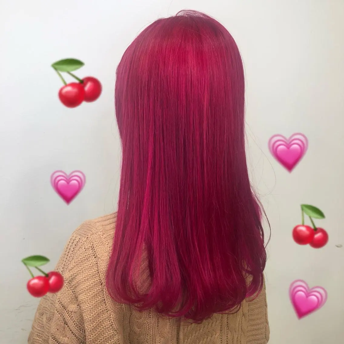 ロング カラー ヘアアレンジ TSUNA 🌙 Lim 五反田のマツエク・マツパデザイン