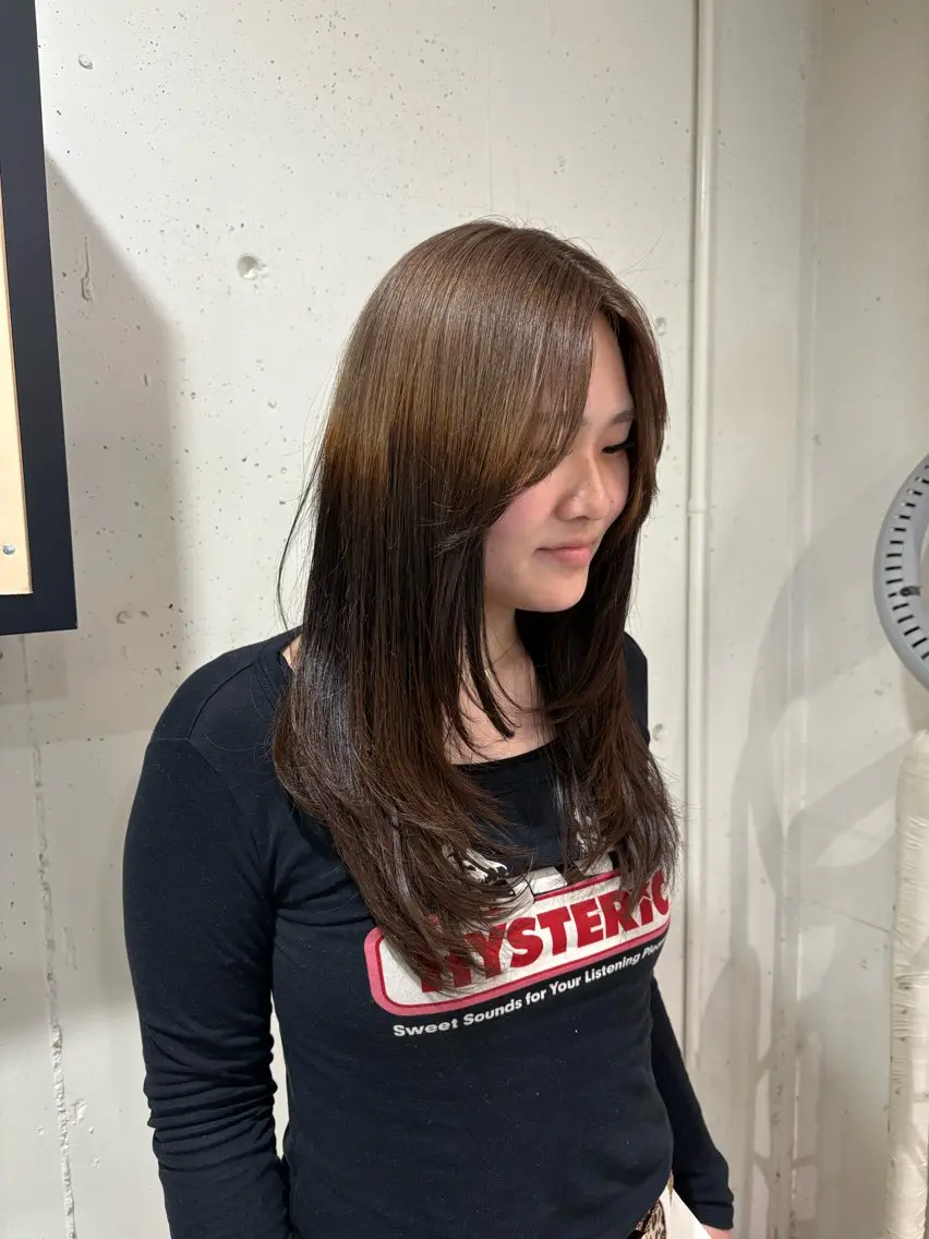 ロング 宇野愛華∕ パーマスタイルのヘアスタイル