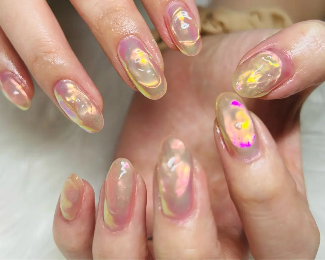 ネイル 持ち込み ニュアンスネイル EMILY NAILのネイルデザイン